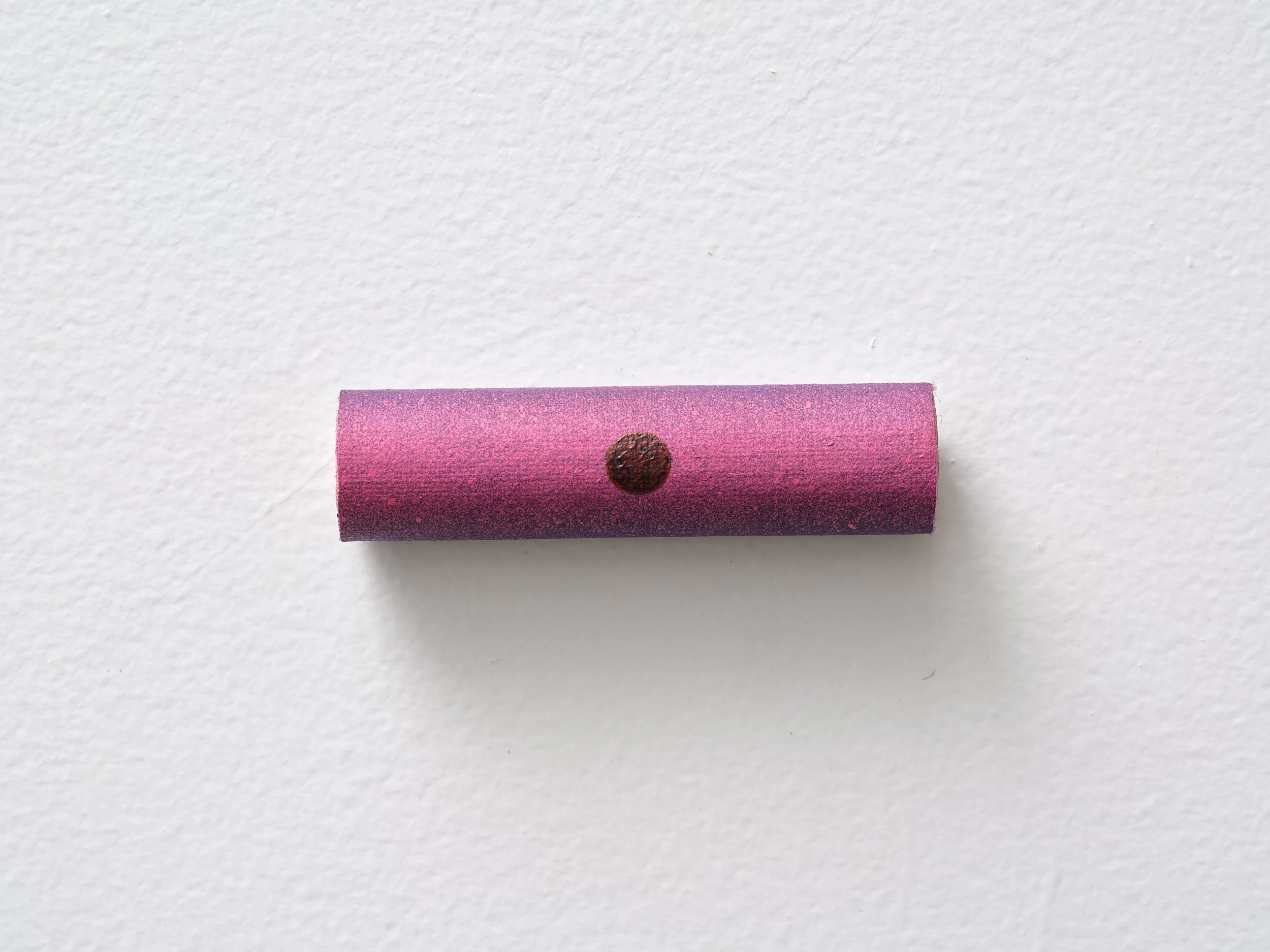   No title  2024 acrylic on linen and cardboard 23 x 80 x 23mm 