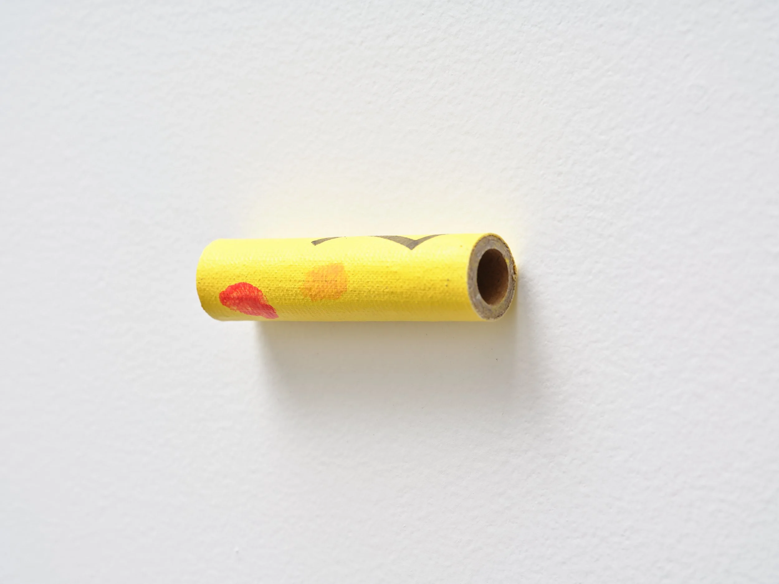   No title  2025 acrylic on linen and cardboard 23 x 80 x 23mm 