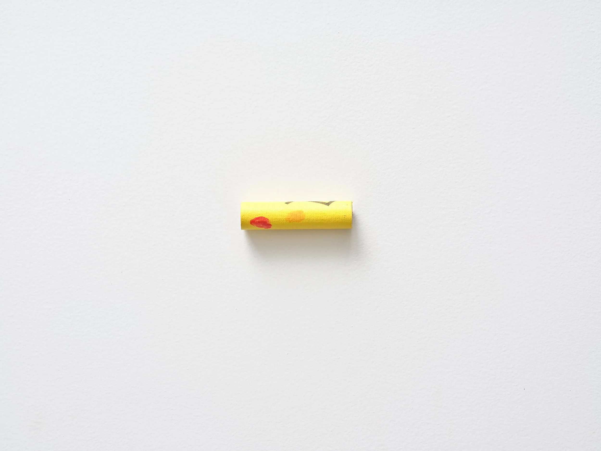   No title  2025 acrylic on linen and cardboard 23 x 80 x 23mm 