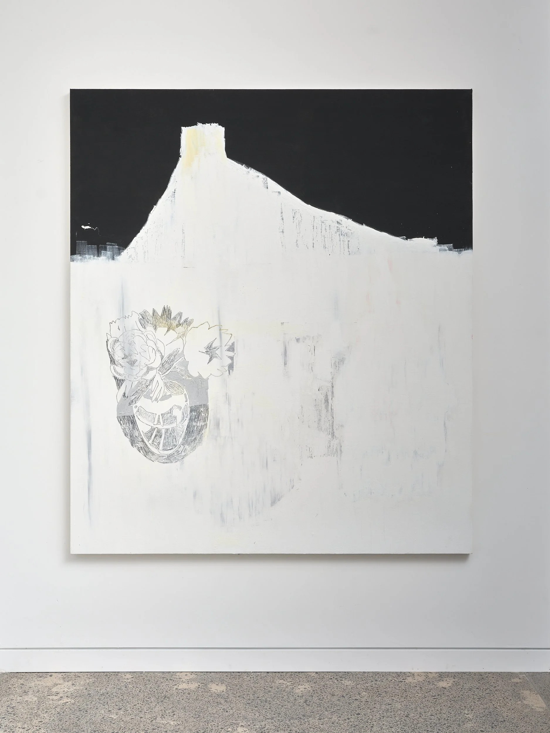   Palace  2024 oil, graphite on canvas board 1855 x 1600mm 
