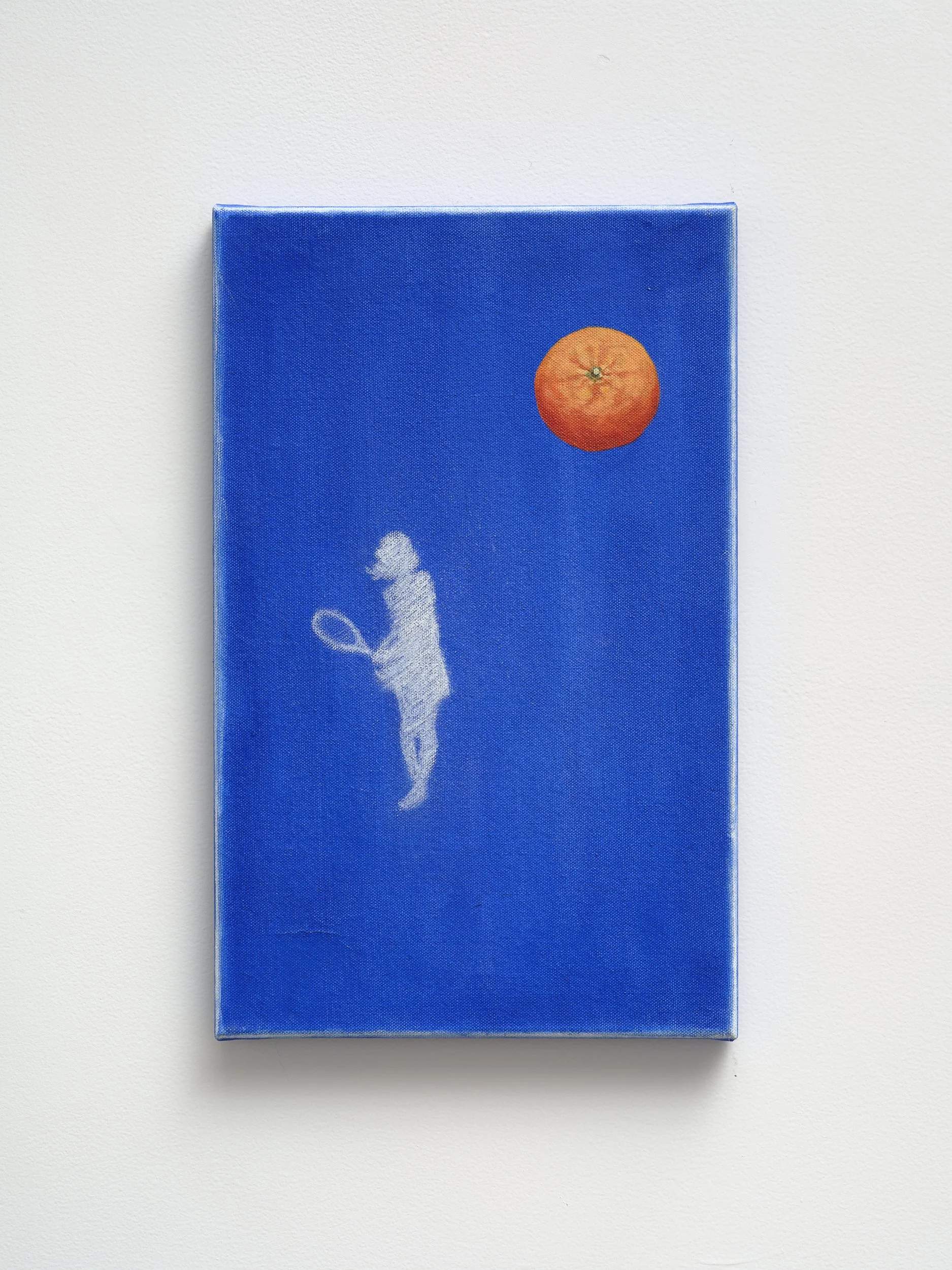   Ficino  2026 casein pastel and oil on canvas 405 x 255mm 