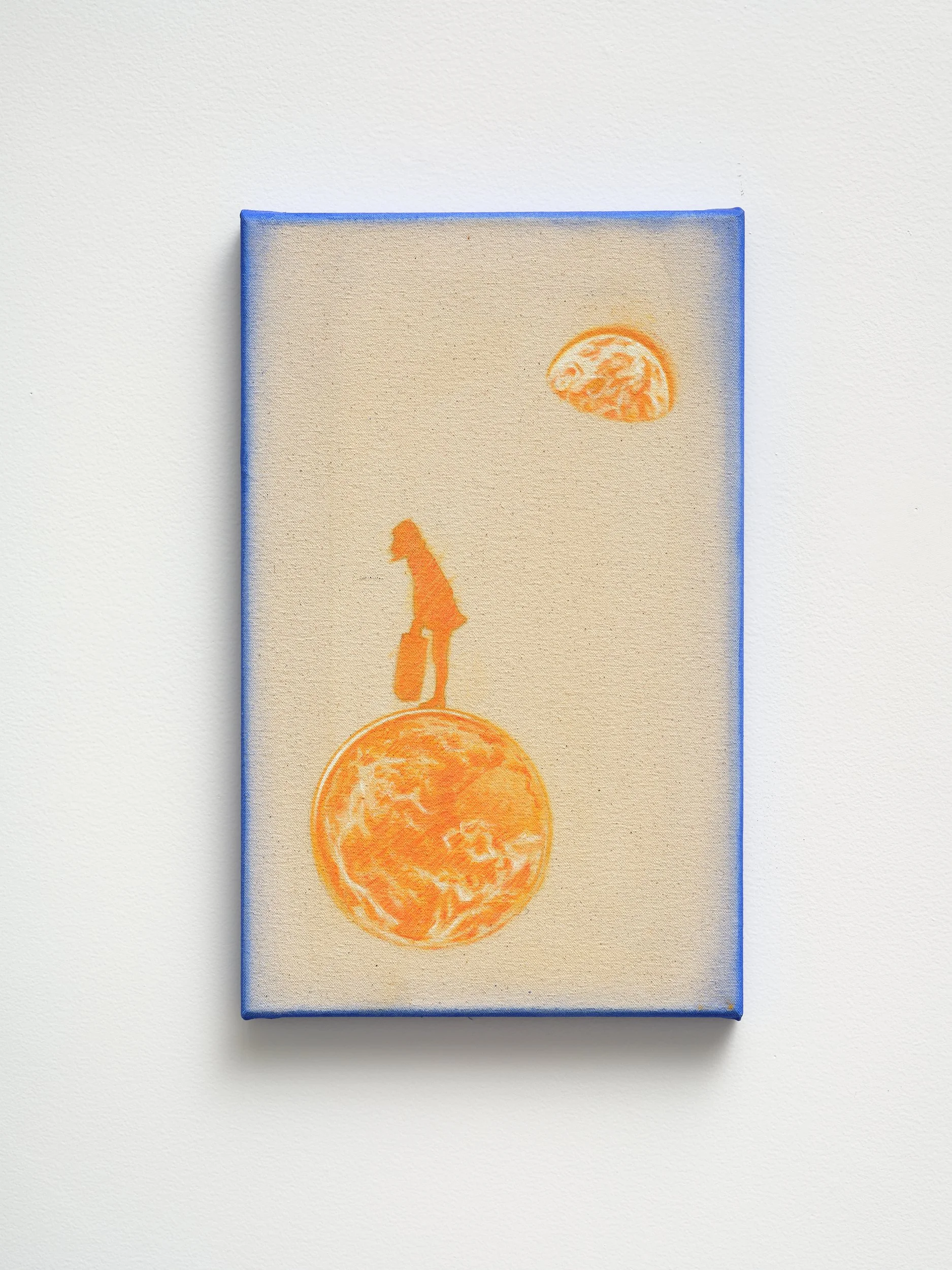   World Vision  2026 casein, pastel and oil on canvas 405 x 255mm 