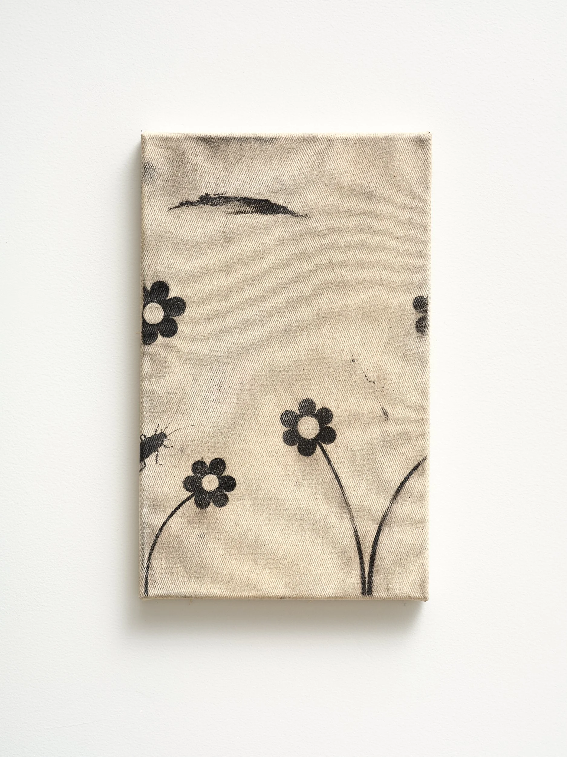   Mount Eden Road  2026 casein on canvas 405 x 255mm 