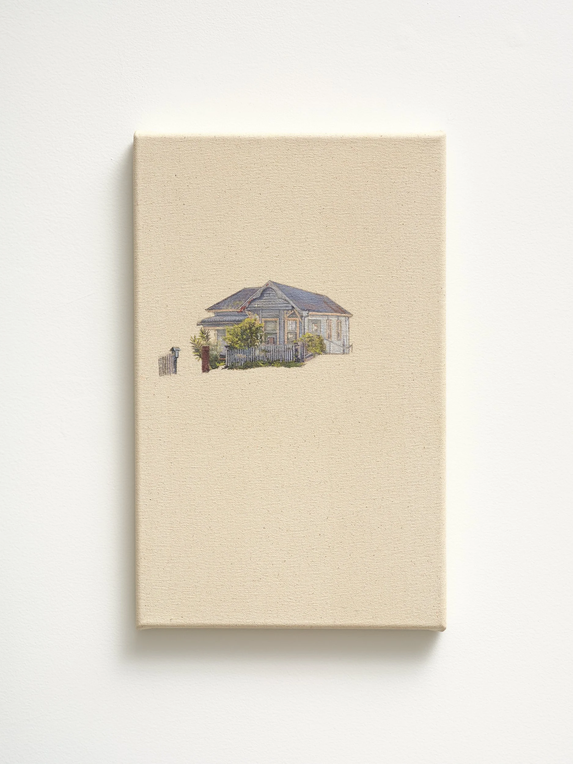   Straw House  2026 oil on canvas 405 x 255mm 