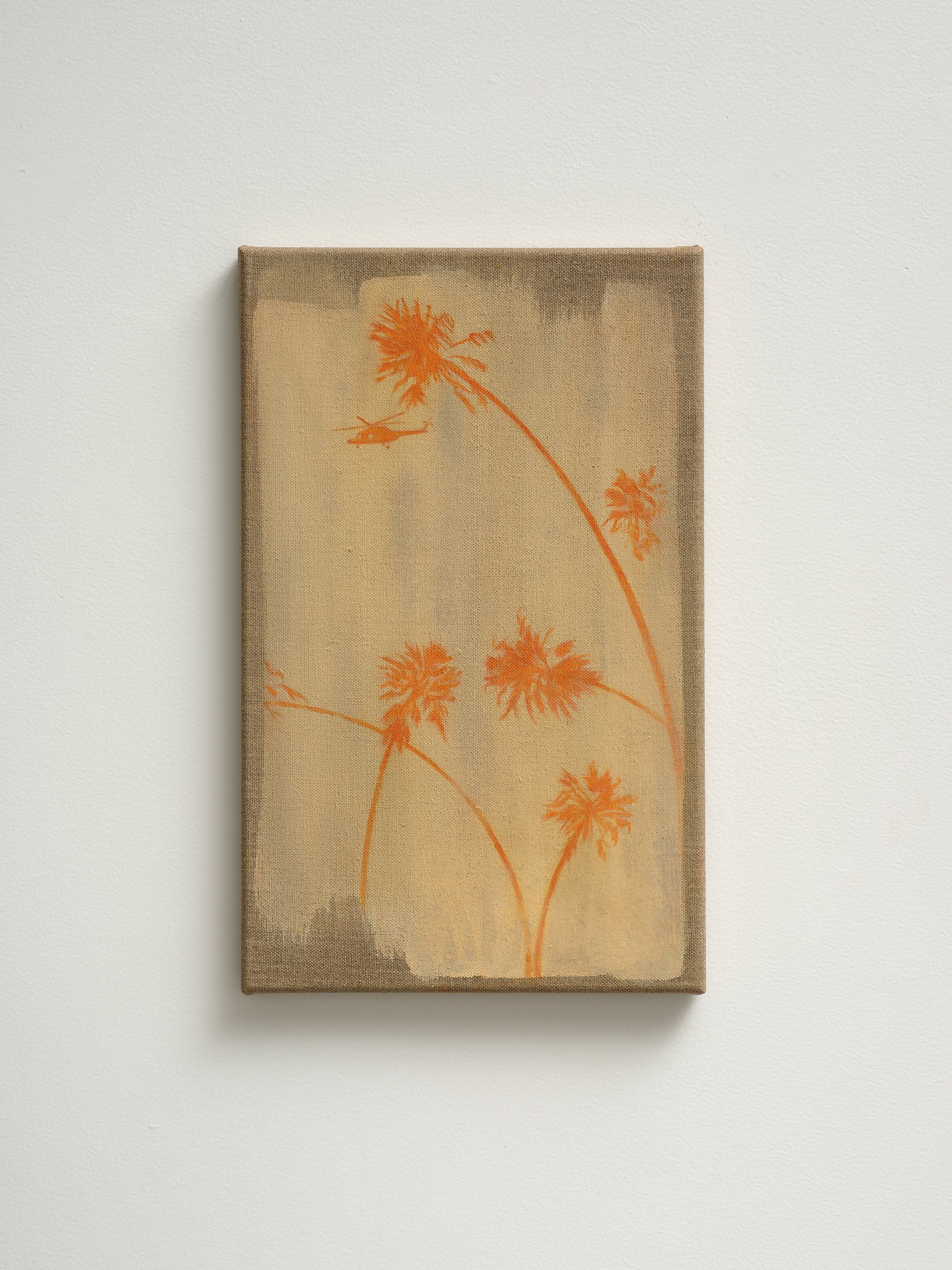   View Road  2026 casein on linen 405 x 255mm 