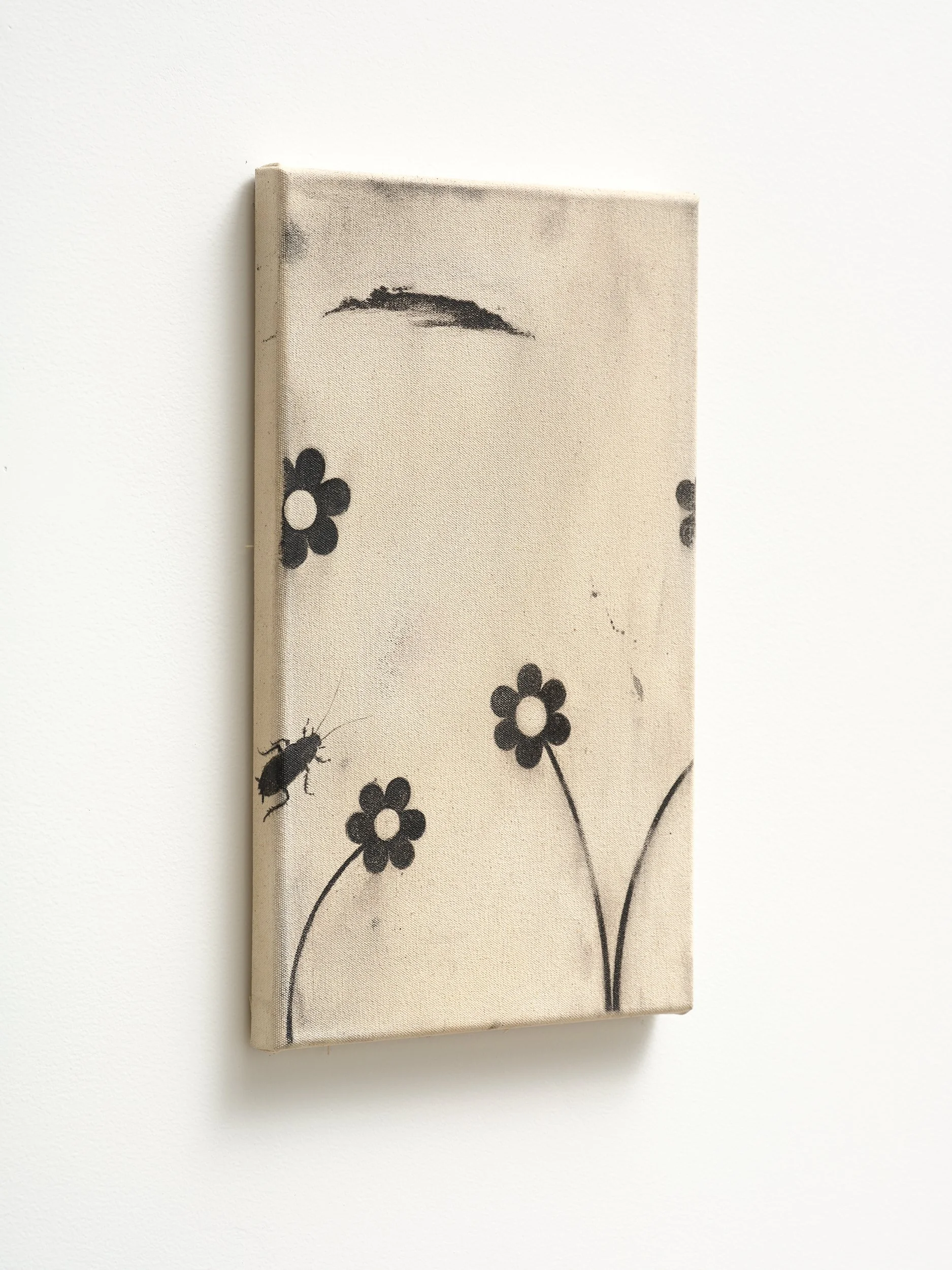   Mount Eden Road  2026 casein on canvas 405 x 255mm 