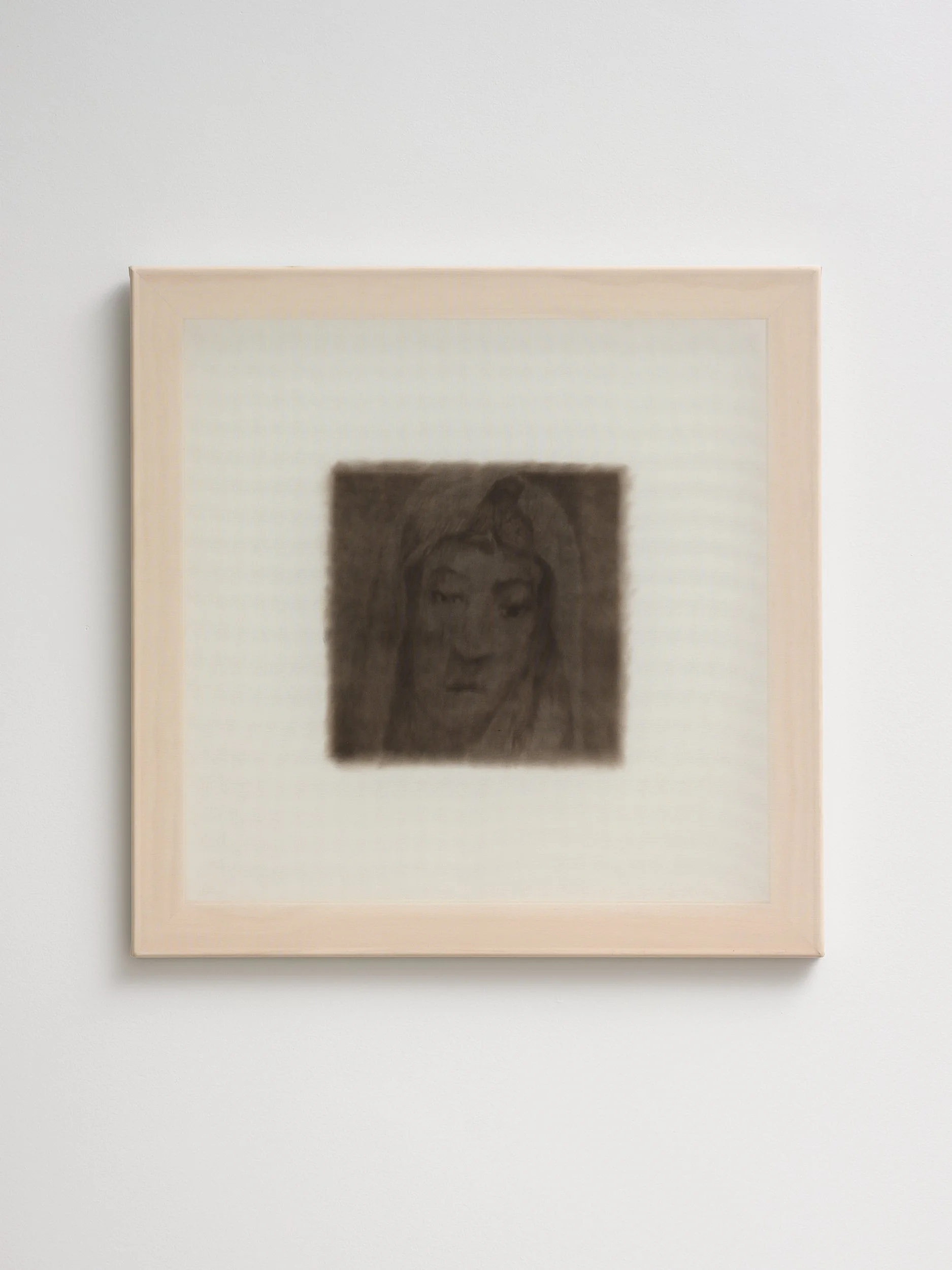   No title (v)  2026 oil silk, mirror 600 x 600mm 
