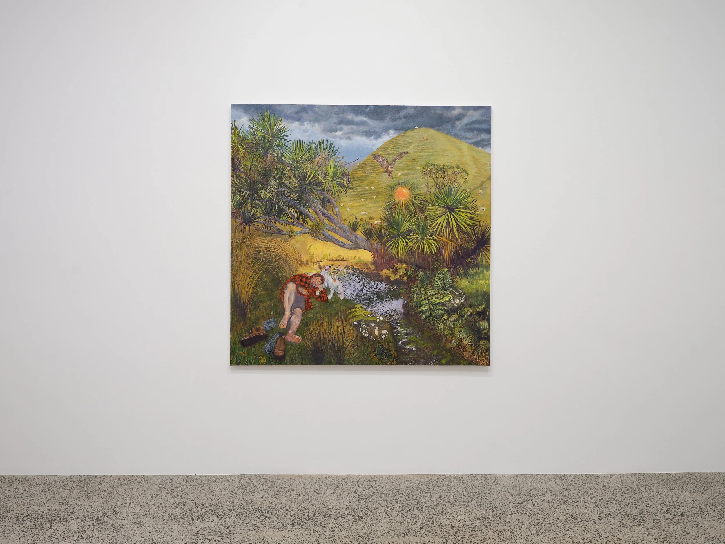   Brendon Wilkinson   Don’t Be Afraid  1 August - 12 September    Dead Skin, Chipped Tooth  2026 oil on canvas 1500 x 1500mm 