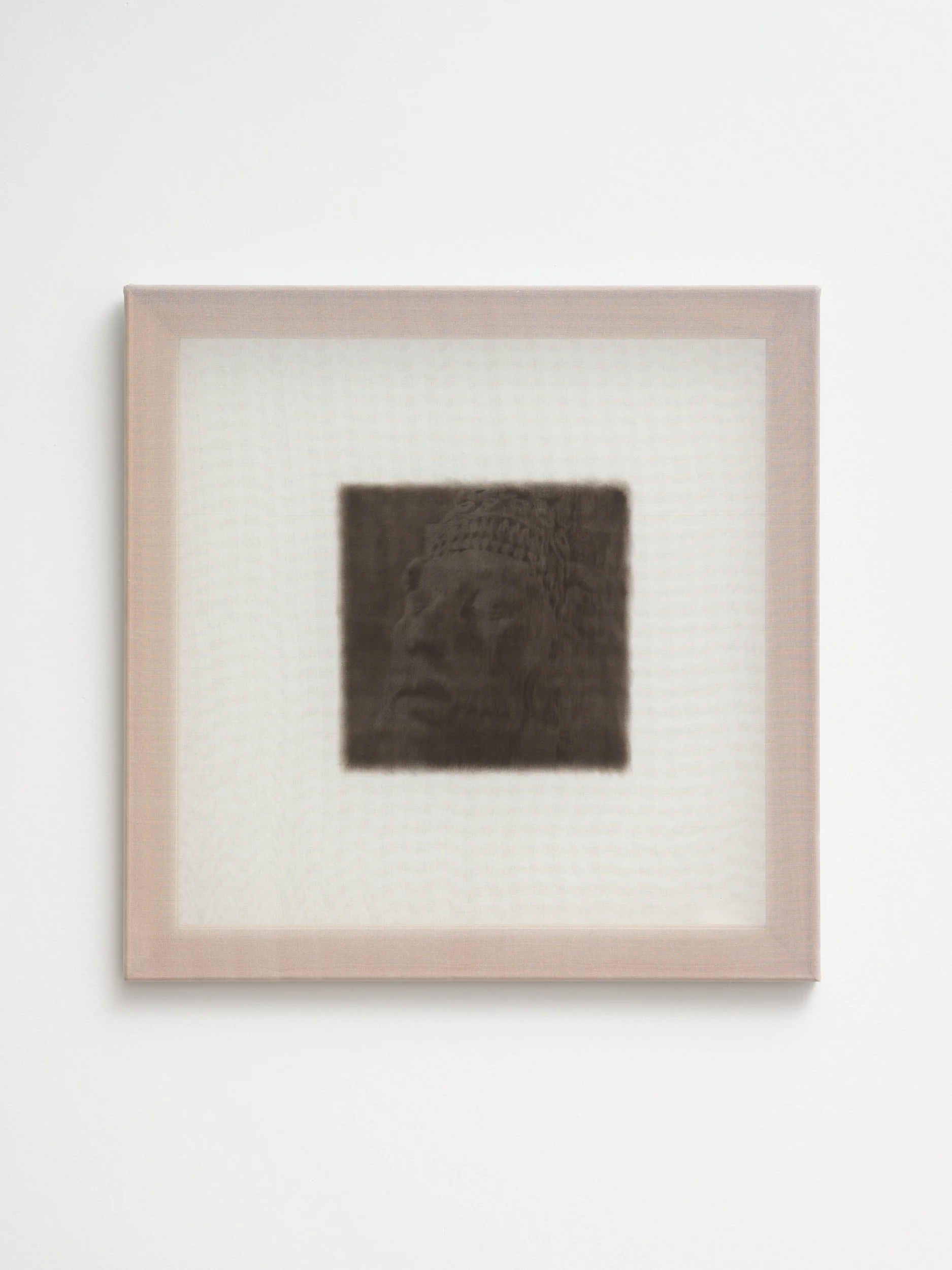   No title (vii)  2026 oil silk, mirror 600 x 600mm 