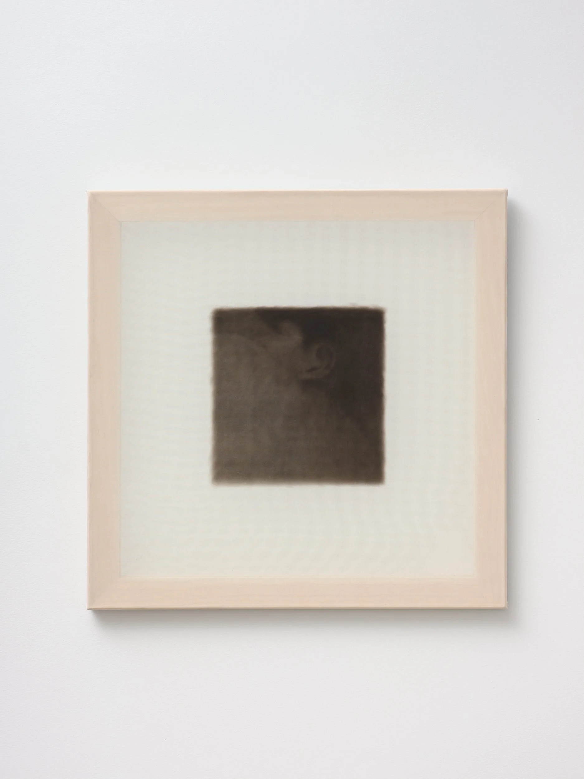   No title (viii)  2026 oil silk, mirror 600 x 600mm 