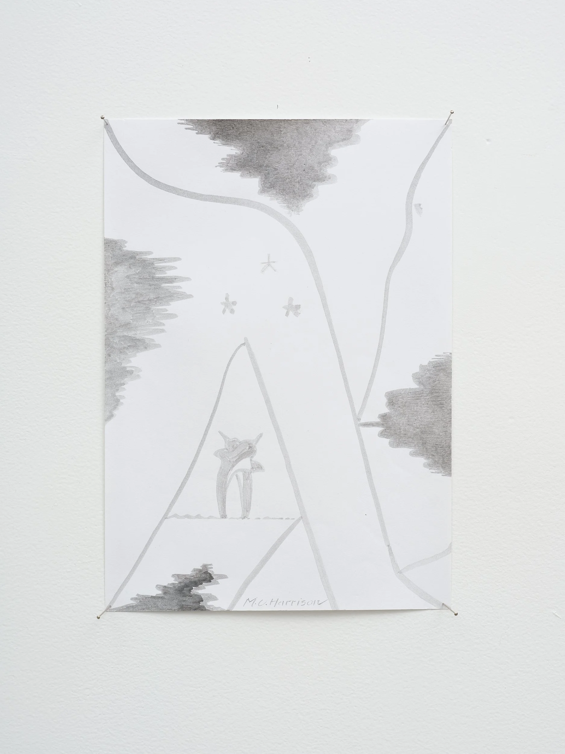   Sea to Shore  2019-2026 acrylic on paper 297 x 210mm 