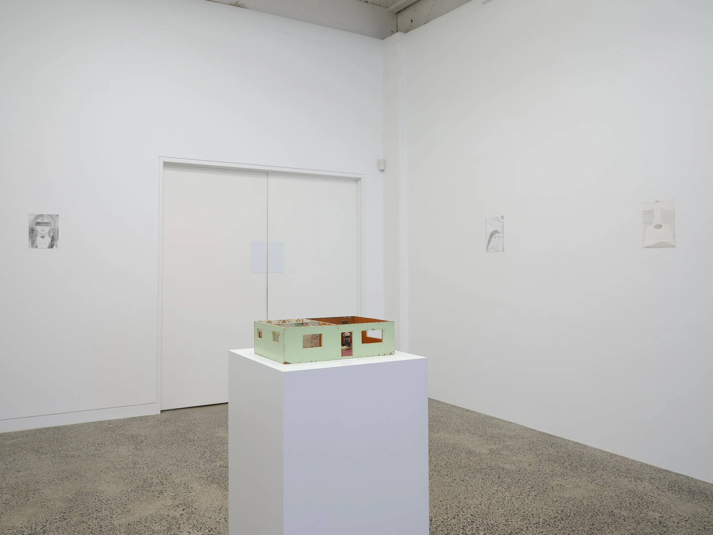  Michael Harrison,  First to Fall  — Installation view 