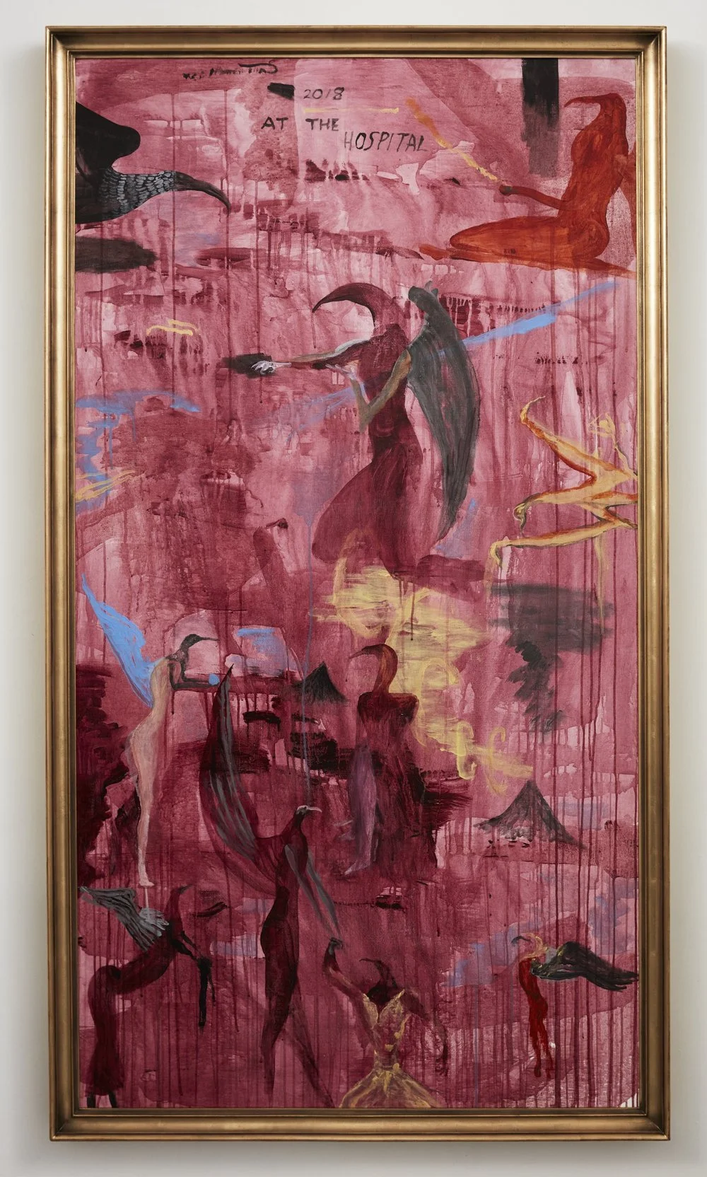   At the Hospital I  2018 acrylic on linen 1960 x 1090mm 