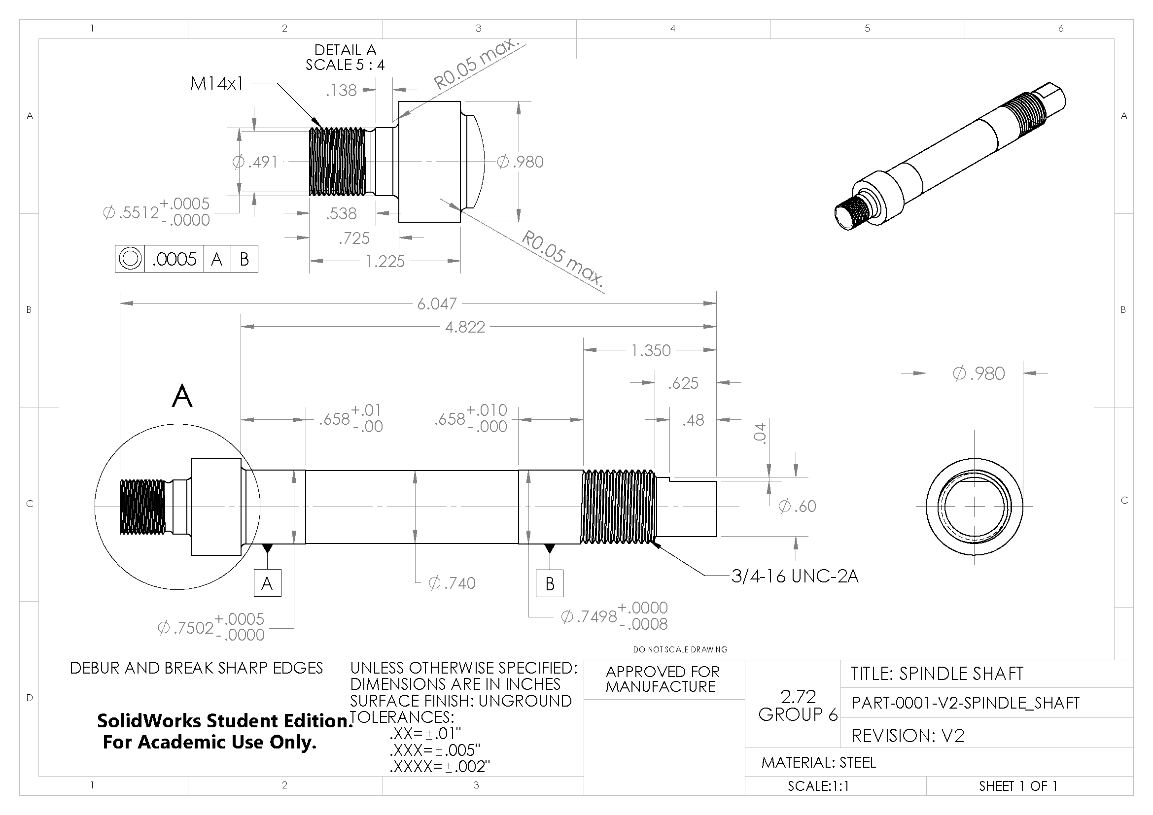 Part Drawings for Machining