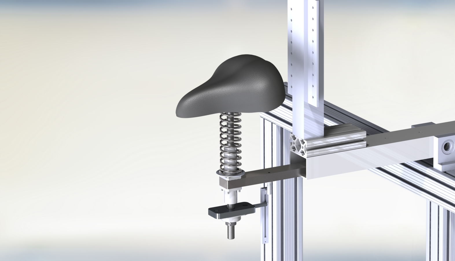 The final design of the body weight support system used a bearing and a linear potentiometer to accurately provide body weight support data.