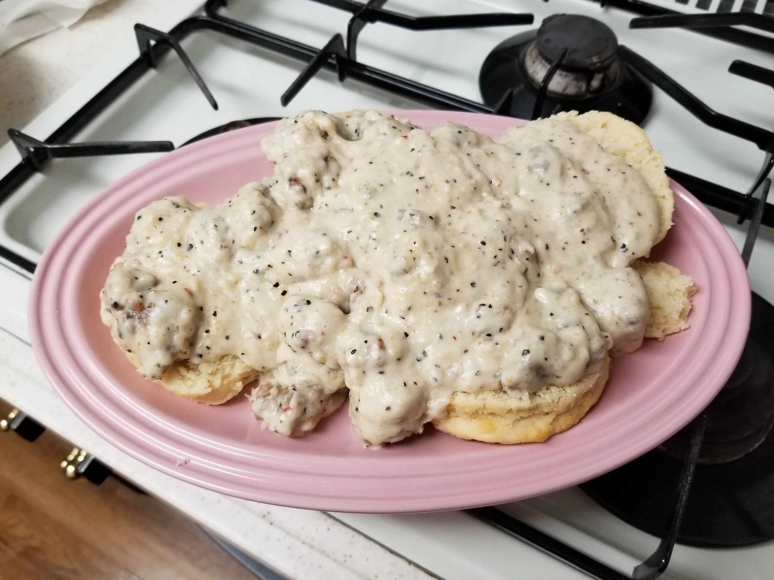 Real biscuits & gravy, in Tokyo.