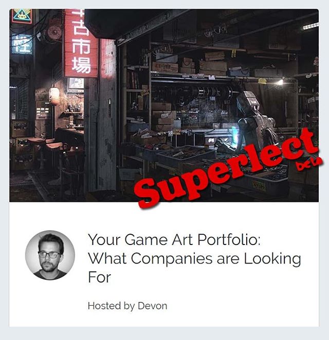 Here's something new! Teaming up with @superlect to talk about what game companies are looking for in an art portfolio and how you can step up yo portfolio game.
Check the link in my bio for more info.

#gameart #gameartist #cgart