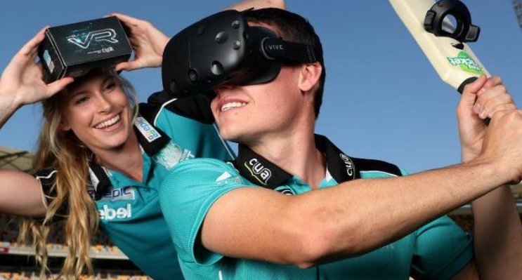 Brisbane Heat were the first cricket club in the world to use VR