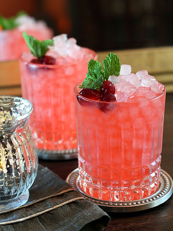 Cranberry ginger fizz (image courtesy of creative culinary )