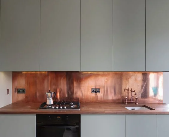 COPPER BACKSPLASH BY FERRUMETAL