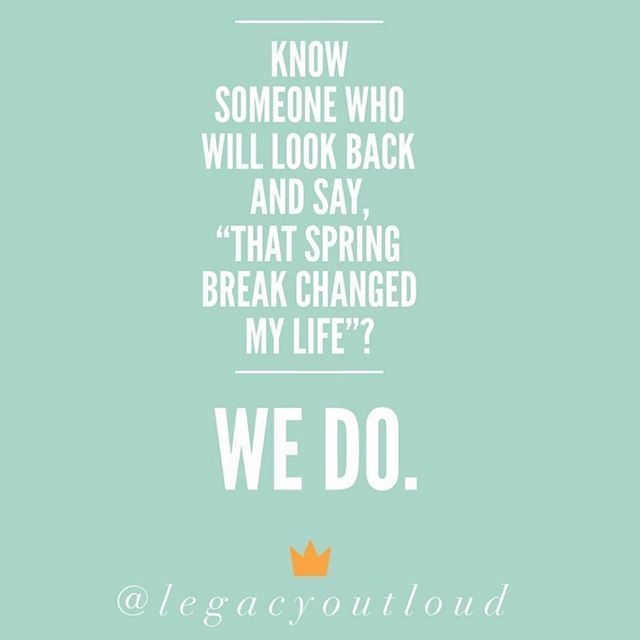 Be brave. Do something that will challenge you, inspire you, support you, and push you toward all those things you dreamed of but never thought possible. Oh, and do it in paradise this Spring Break🏖🙌🏼 [ applications close soon - link 👆🏼] #womene