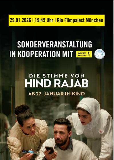 Sondervorstellung "Die Stimme von Hind Rajab" am 29.01.2026