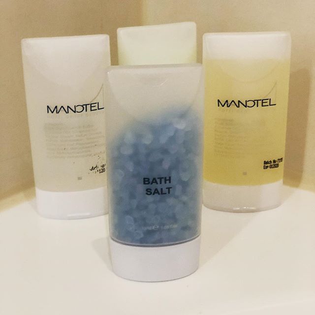 Bath salts in my Swiss hotel. Never seen that as a default option before. Do they know I came from Florida? And are they expecting me to eat them?