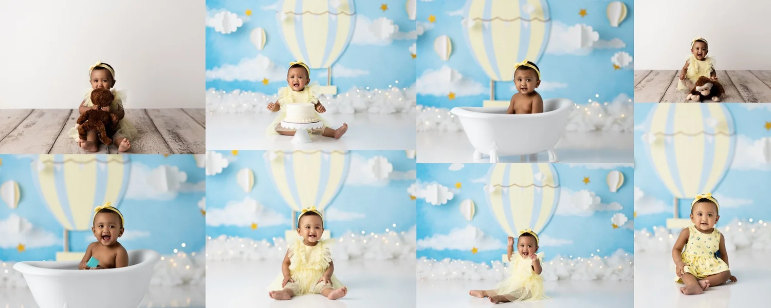 Hot Air Balloon Cake Smash in New Jersey — Jennifer Parrello ...