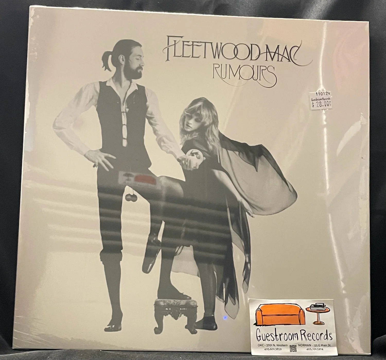 Vieille Pub Fleetwood Mac Sur Plaque Alu 8x12 – Le Look Rétro Qui Déchire !