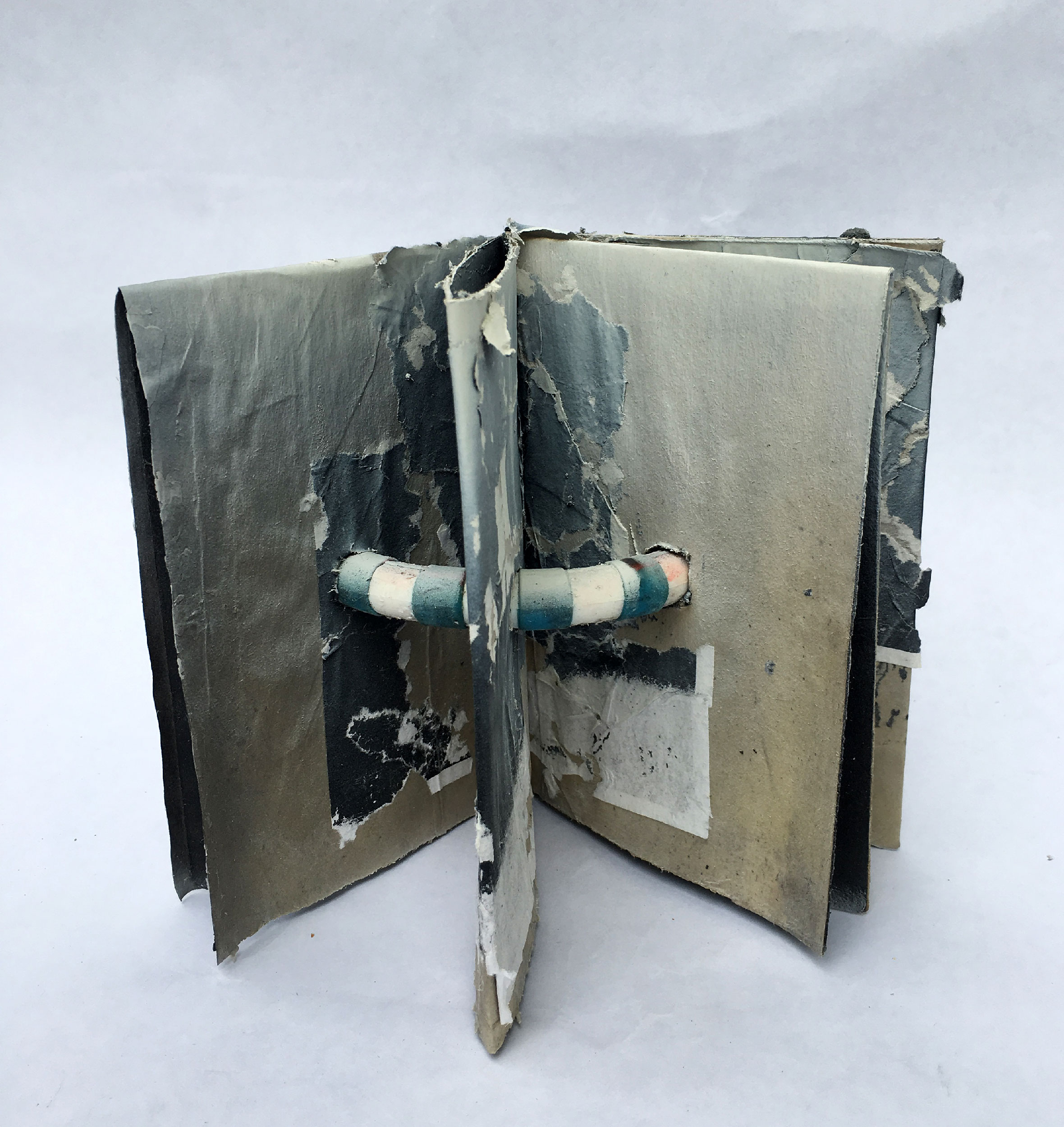 Folded Book with Threaded Handle