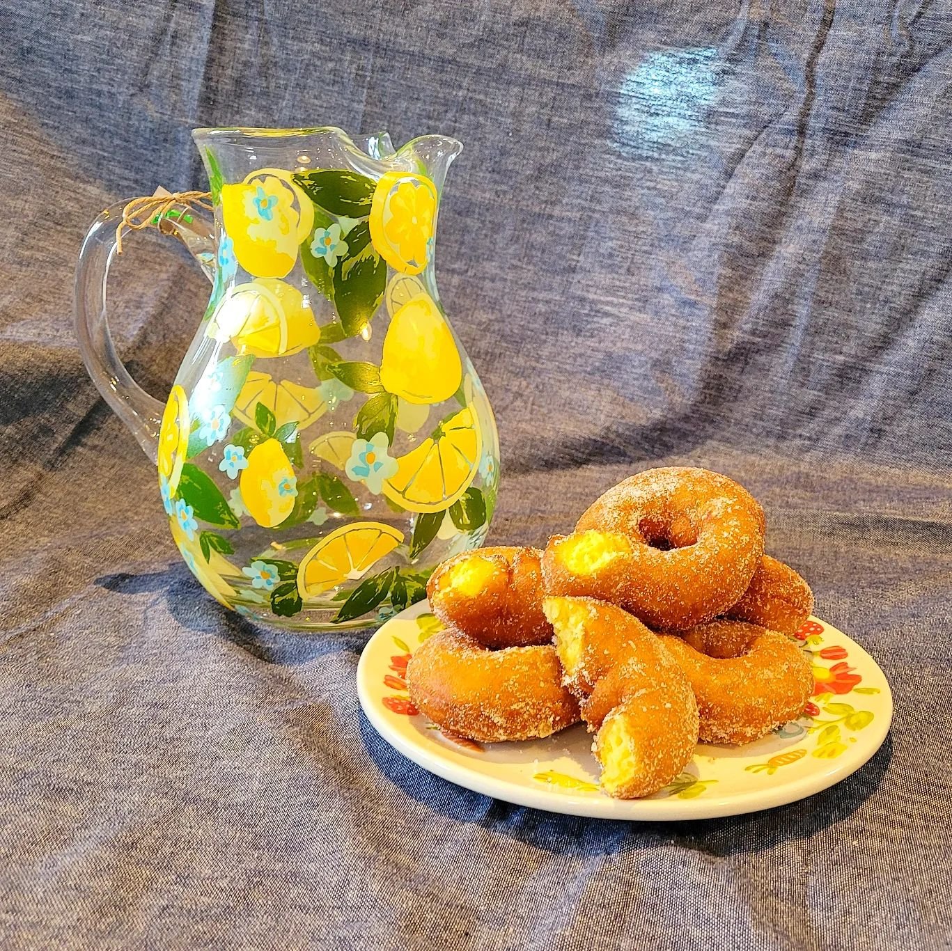 lemon donuts with lemon pitcher.jpg