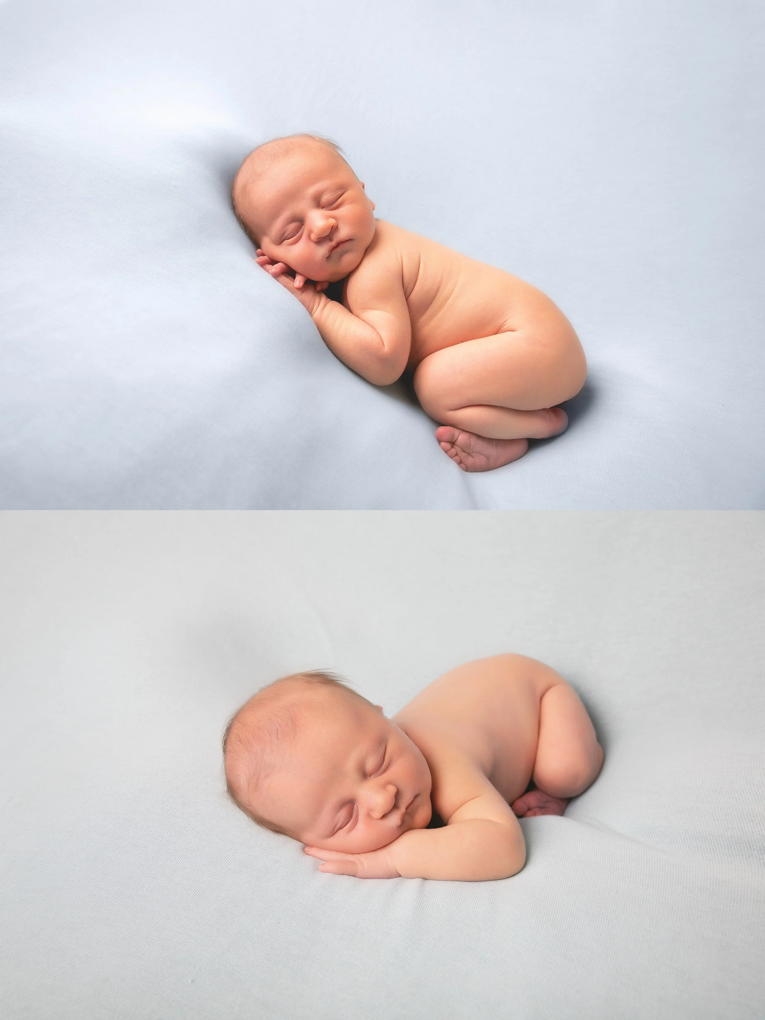 Sweet, sleepy newborn.