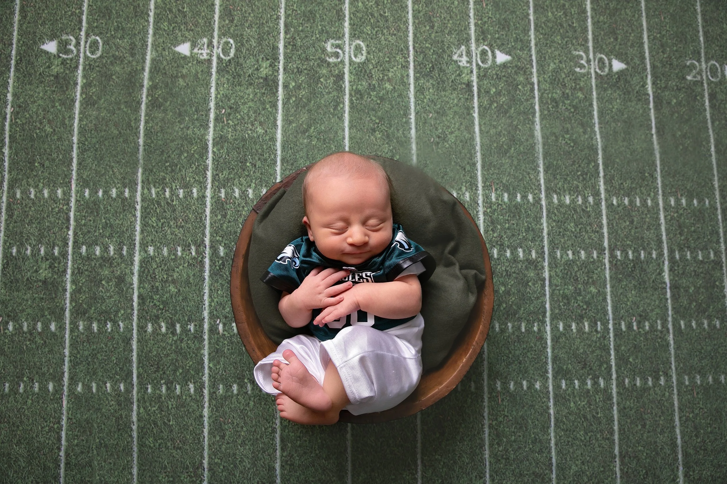 The most adorable Eagles fan I’ve ever seen!