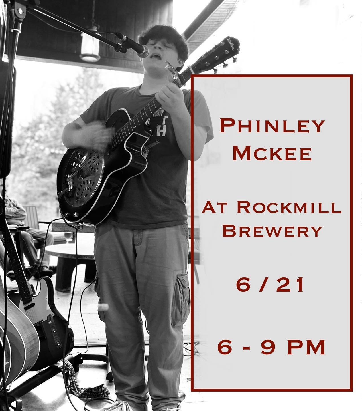 Don&rsquo;t miss one of our favorites Phinley McKee! He&rsquo;ll be on the patio from 6-9pm tonight. See ya soon!