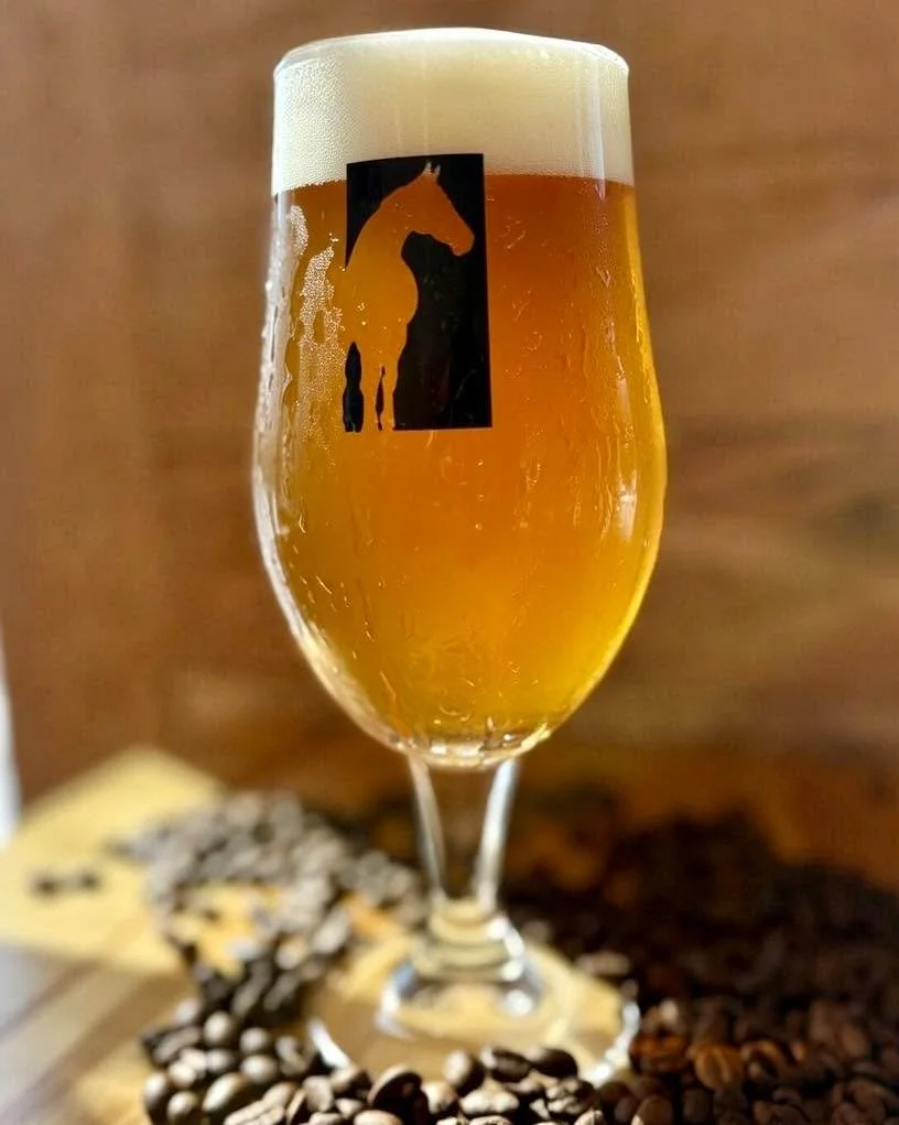 🚨 Introducing our first nitro beer since we restarted brewing &mdash; Giddy Up!

This Coffee Cream Ale is poured on nitro for an extra smooth, velvety body. Soft malts and a fruity English ale yeast pair with freshly roasted coffee beans from our fr