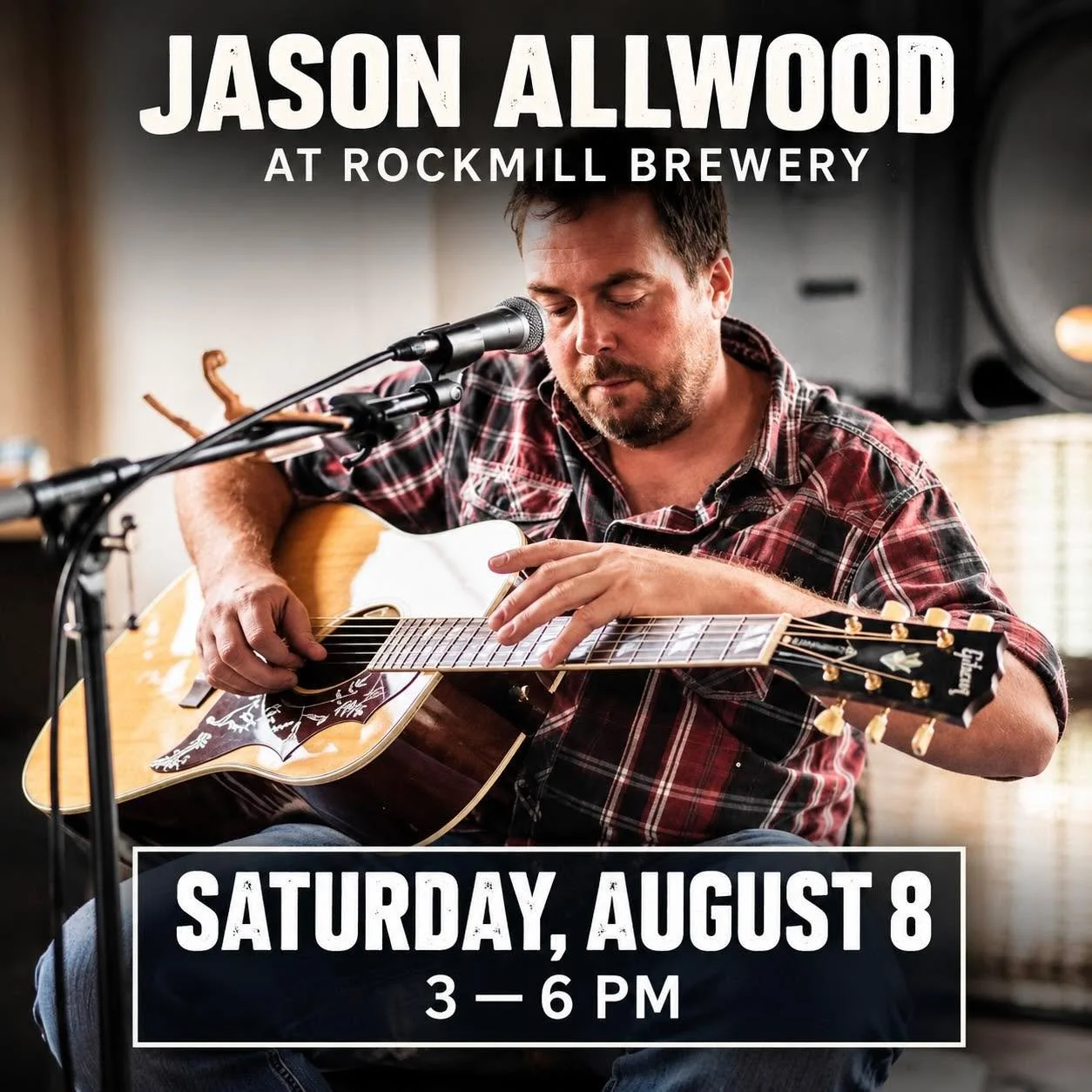 Live at Rockmill Brewery: Jason Allwood! 

Saturday, August 8th
3 &mdash; 6PM

Grab a pint and catch a free show!
(Dubbel, Tripel, and Festbier are back on the menu! 🍻)