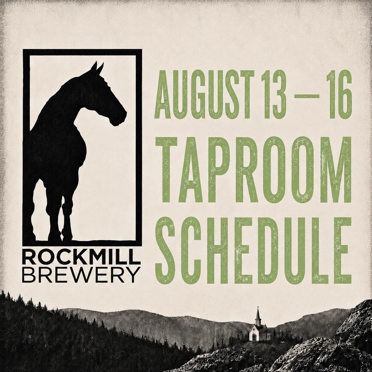 Another fun weekend at the farm! 🍻

Don&rsquo;t forget: applications are open for our September &amp; October Market Hops! Head to our pinned post to apply.

This week at Rockmill:

THURSDAY: 4PM &mdash; 9PM
📚 Trivia &bull; 6PM &mdash; 8PM

FRIDAY: