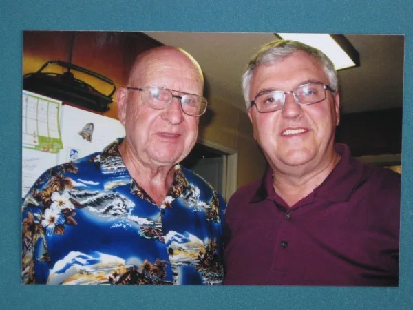 Steve Newvine and Jim North, Photo from Newvine Personal Collection