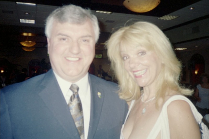 Actress Teresa Ganzel and Steve Newvine. Photo: Newvine Personal Collection