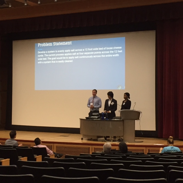 UC Merced students make their presentations during Innovate to Grow at UC Merced. Photo by Steve Newvine