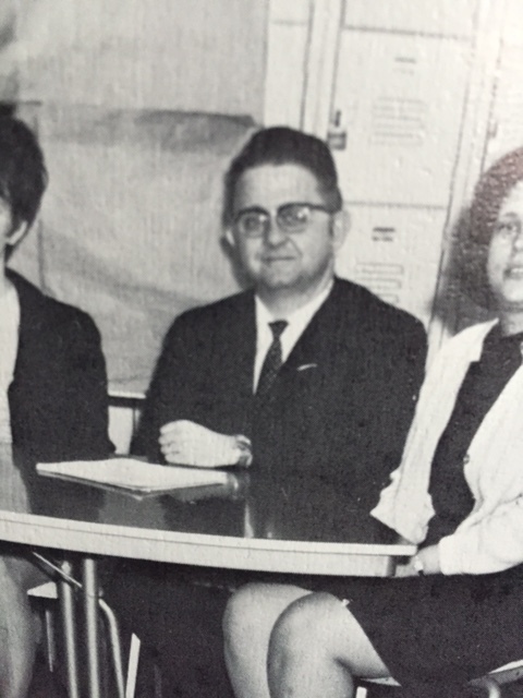 Dave Trautlein from the early 1970s when he served as Dean of the College, at Herkimer County Community College, now known as Herkimer College. Photo from Factory 70 (Herkimer College yearbook)