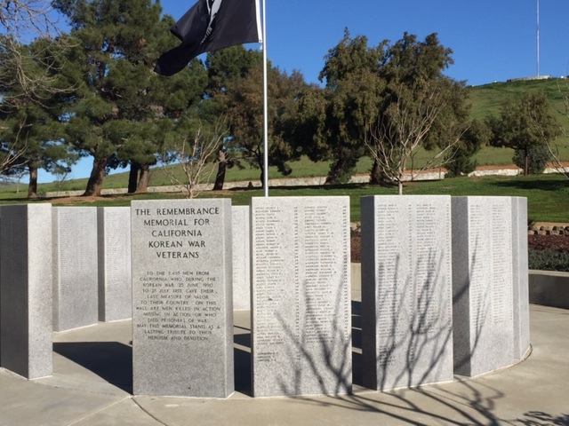 The Californian Korean War Memorial lists the name of every soldier from California who served in that war. Picture: Steve Newvine