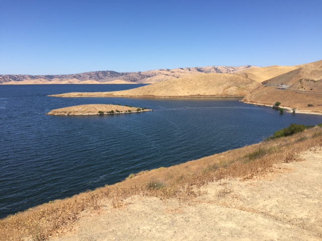 The San Luis Reservoir in Los Banos, Merced County. Photo by Steve Newvine