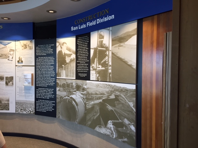 Display inside the center. photo by steve Newvine