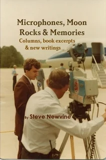 This photo from my personal collection was used as the cover of the book Microphones, Moon Rocks, and Memories. It was taken while I was reporting in the field at station WAAY in Huntsville, Alabama. Photo: Newvine Personal Collection