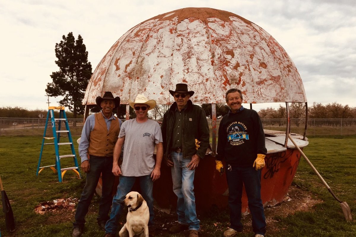 The restoration project is a collaboration project among the Madera Sunrise Rotary, Chowchilla Rotary, and Madera Rotary clubs. Photo: GoFundMe.com/mammothorange