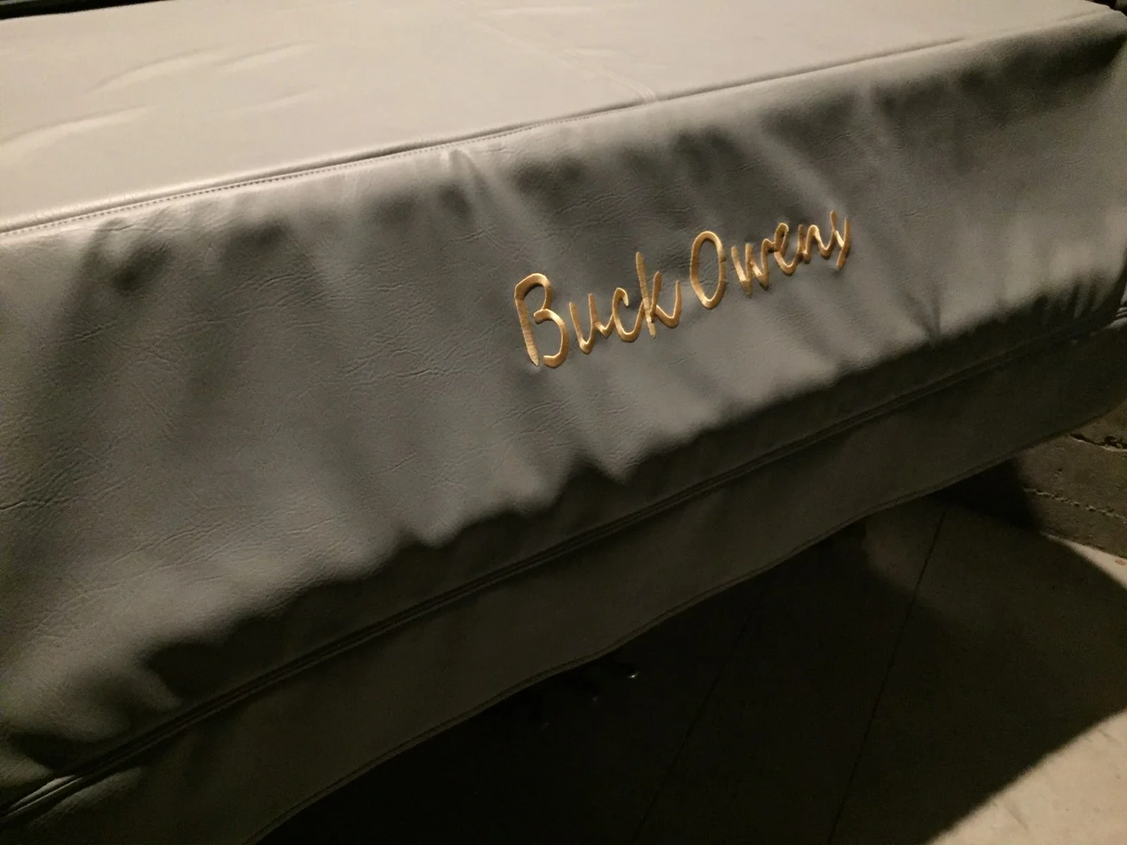 This piano was made to order for the late Buck Owens. It is available to artists performing at the Bakersfield Music Hall of Fame. Photo- Steve Newvine
