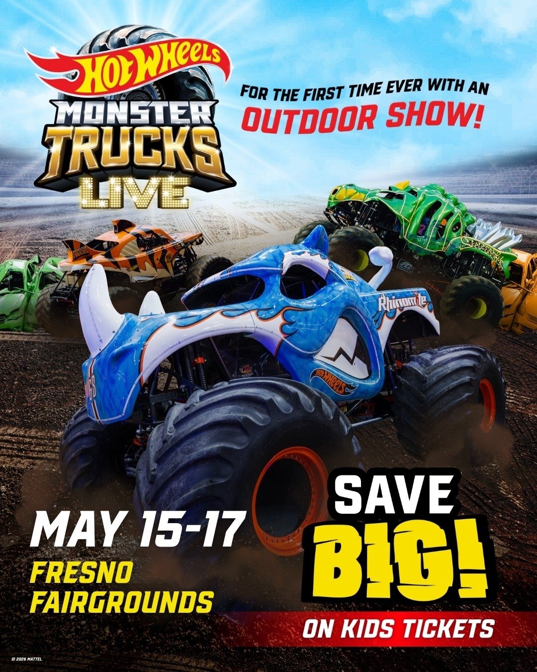 Hot Wheels Monster Trucks Live is coming to Fresno!