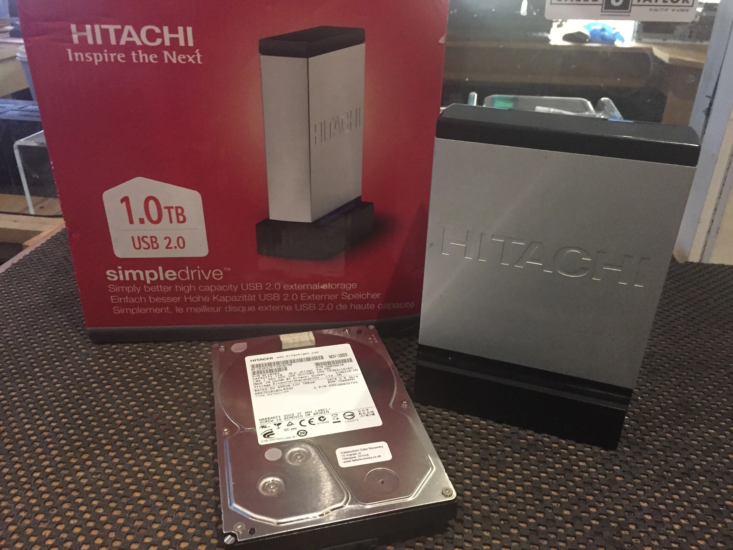 Hitachi 1TB Simpledrive USB Data Recovery