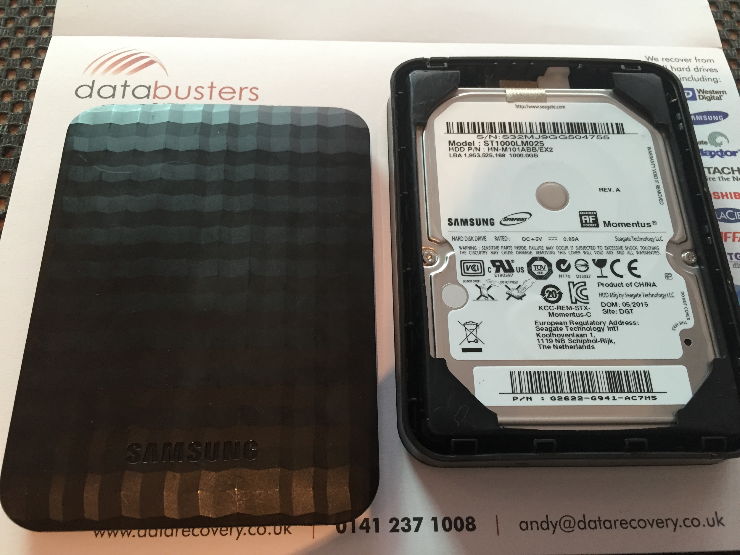 custodia hard disk samsung m3